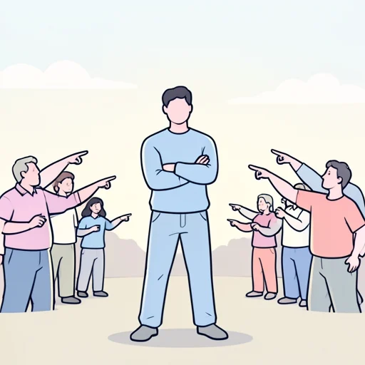 他人の意見に流されないように - Bildwörterbuch