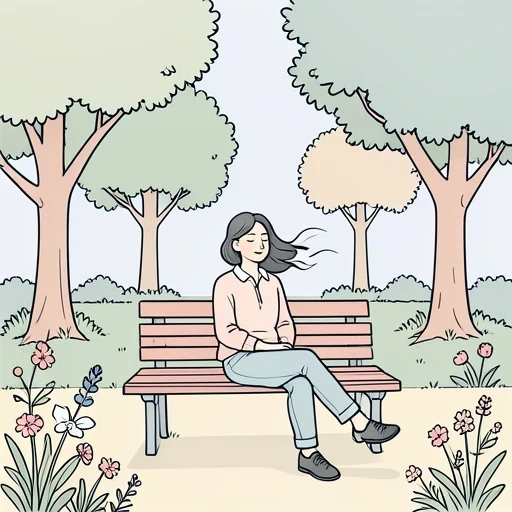 適度な休息が必要だ - Bildwörterbuch