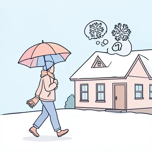 天気予報によると来週は雪が降るらしい - Bildwörterbuch