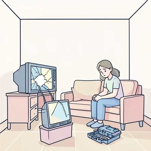 テレビが壊れちゃった - Bildwörterbuch