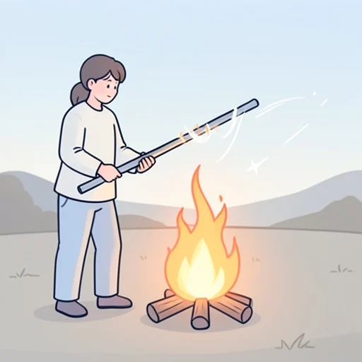 鉄は熱すると膨張する - Bildwörterbuch