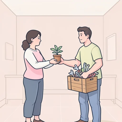 手伝いに行こうか？何かできることがあれば言って - Bildwörterbuch