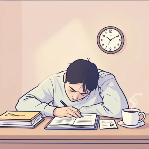 徹夜続きで、体がもう限界 - Bildwörterbuch