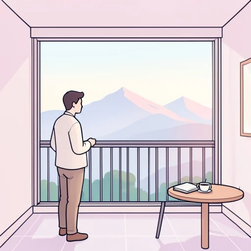 遠くに山が見える - Bildwörterbuch