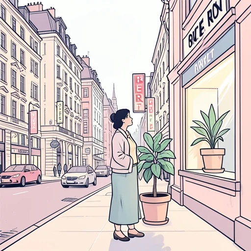 彼女はこの花をとてもほしがっています。 - Bildwörterbuch