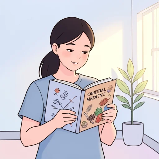 東洋医学って興味ある？ - Bildwörterbuch