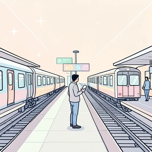 次の駅で乗り換えた - Bildwörterbuch