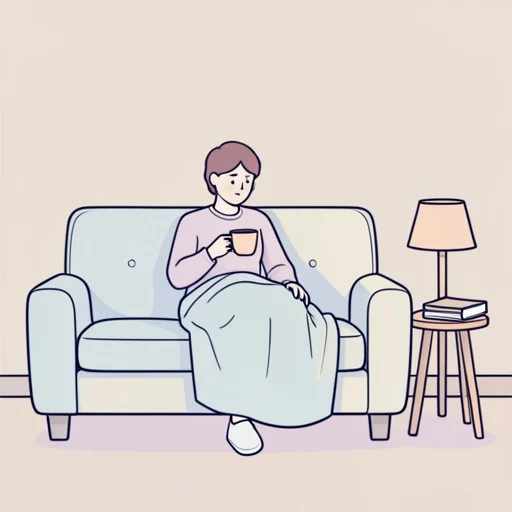 疲れた、ですから今日は休みます - Bildwörterbuch