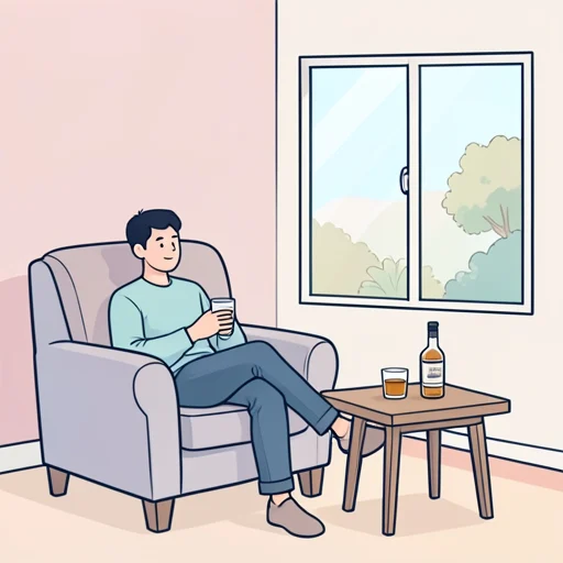 ウイスキーを少しなら嗜む程度です - Bildwörterbuch