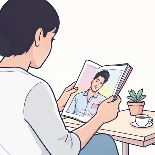 私の写真が雑誌に載った！ - Bildwörterbuch