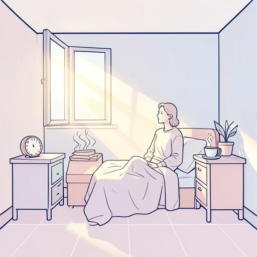 私は毎朝七時に起きます。 - Illustrated Dictionary