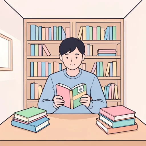 私は毎月本を買います。 - イラスト辞典
