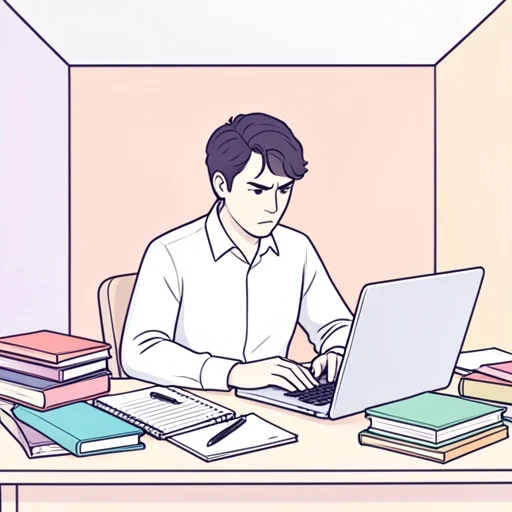 私は三日勉強しました。 - Illustrated Dictionary