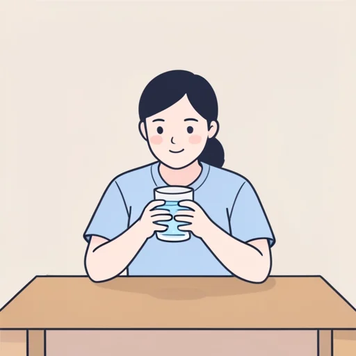 私は水を飲みたいです。 - Dictionnaire illustré