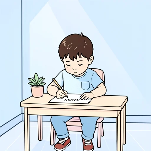 私は名前を書きます。 - イラスト辞典