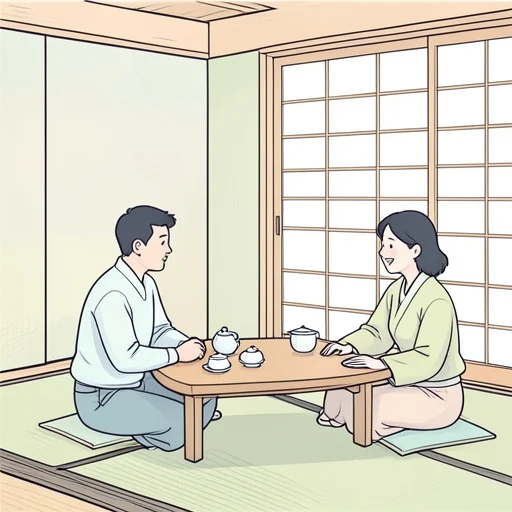 私は日本語で話します。 - Kamus bergambar