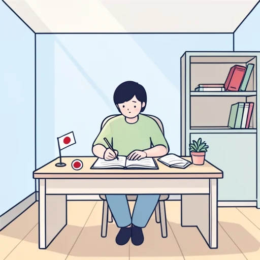 私は日本語を勉強します。 - Dictionnaire illustré