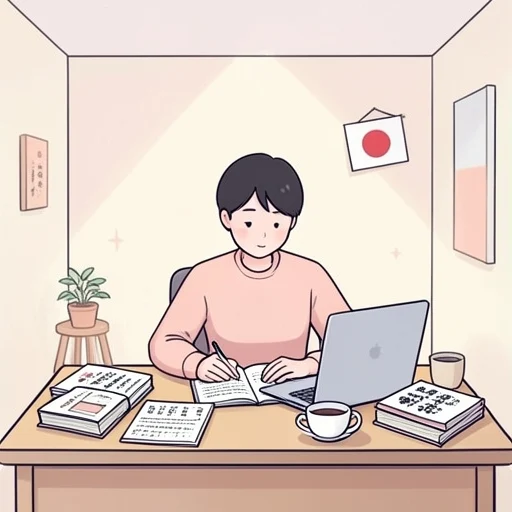 私は日本語を勉強したいです。 - Illustrated Dictionary