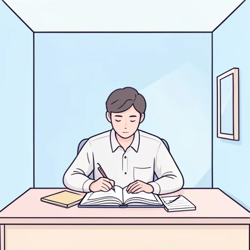 私は三十分ぐらい勉強しました。 - Illustrated Dictionary