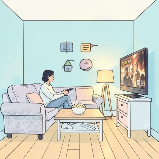 私はときどき映画を見ます。 - Từ điển minh họa