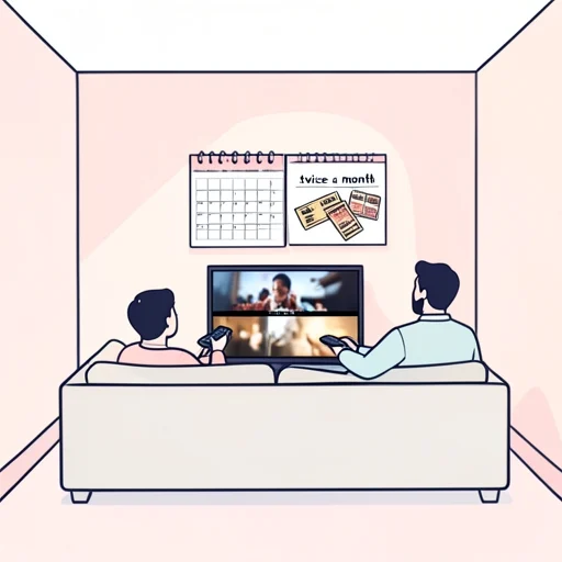 私は月に二回映画を見ます。 - Illustrated Dictionary