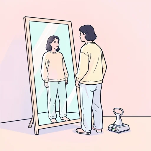 瘦せたいな - Bildwörterbuch