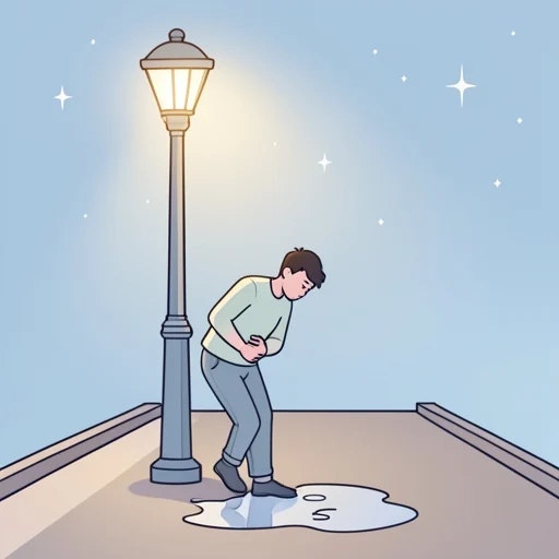 酔いすぎて道端で吐いちゃった - Bildwörterbuch