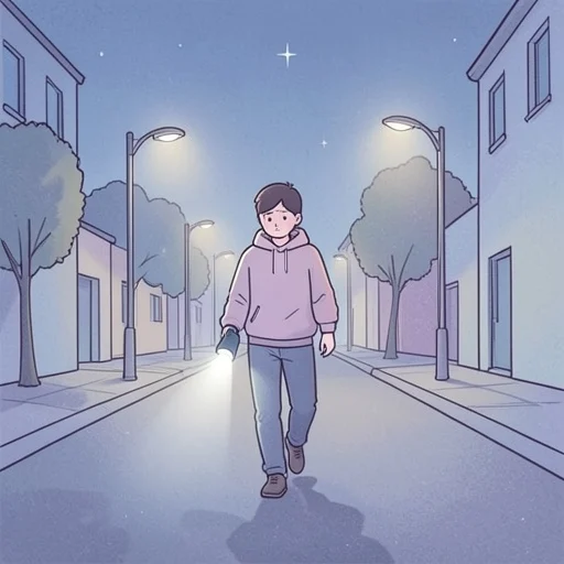 夜の一人歩きは用心した方がいい - Bildwörterbuch