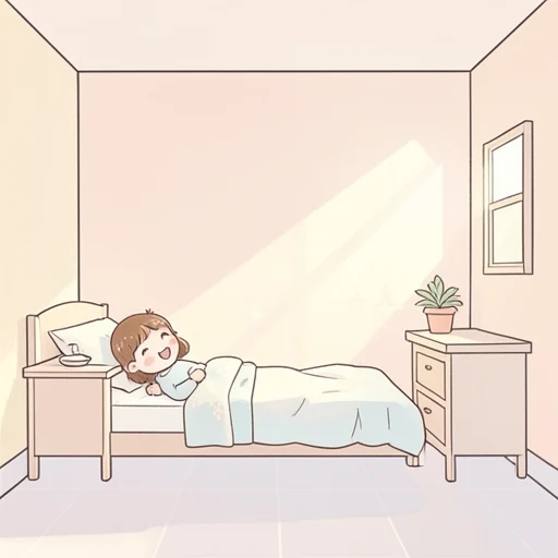 よし子ちゃん、おはよう - Bildwörterbuch