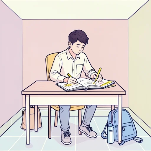 予習してきた - Bildwörterbuch