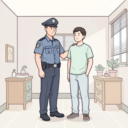 容疑者は昨日逮捕された - Bildwörterbuch