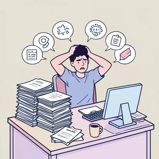 要求が高すぎて、対応しきれない - Bildwörterbuch