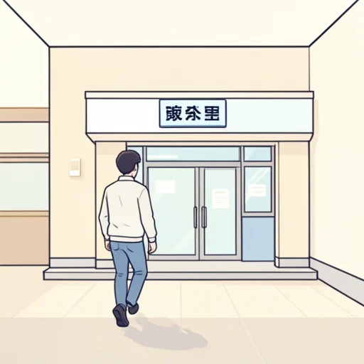 郵便局に行く - Bildwörterbuch