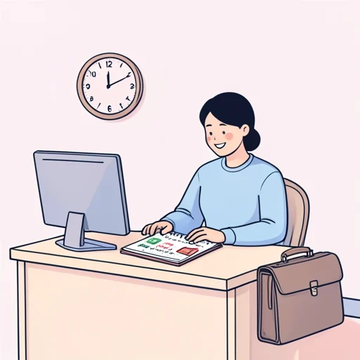 残業を減らして、プライベートの時間を作りたい - Bildwörterbuch