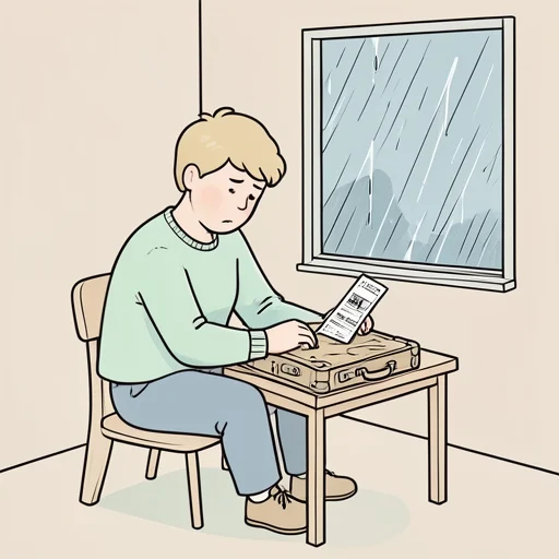 残念ながら行けない - Bildwörterbuch