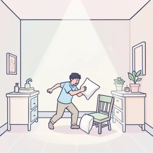 暴れる - Dictionnaire illustré