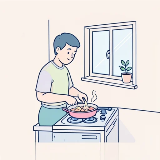 揚げる - Diccionario ilustrado