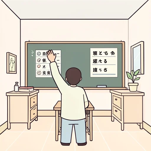 挙げる - Illustrated Dictionary