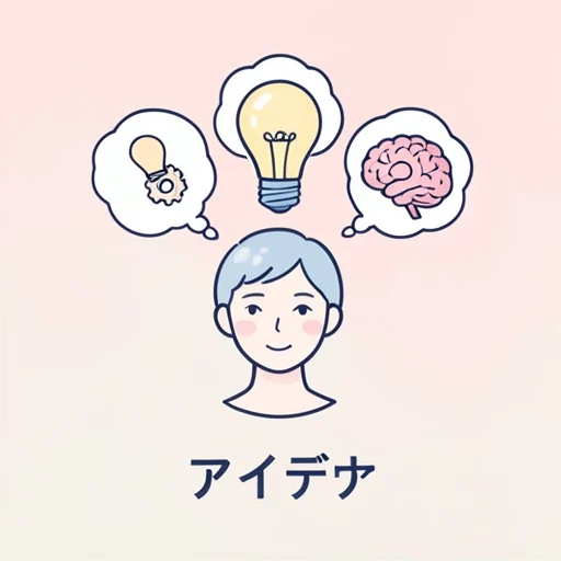 アイデア; アイディア - Diccionario ilustrado