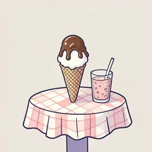 アイスクリーム - Diccionario ilustrado