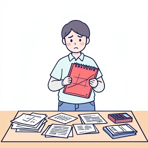 赤字 - イラスト辞典
