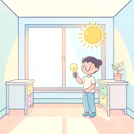 明るい - 그림 사전