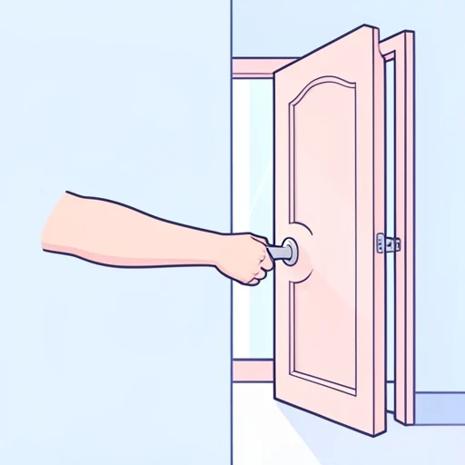 開ける - イラスト辞典
