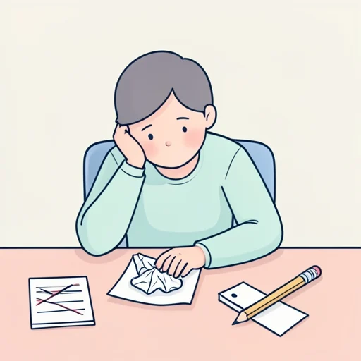 諦める - イラスト辞典
