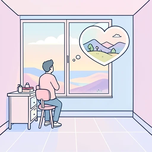 憧れる - Diccionario ilustrado