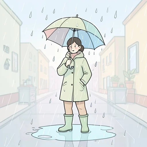 雨具 - Từ điển minh họa