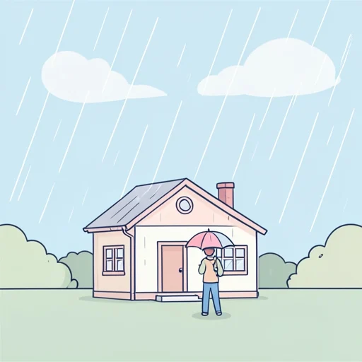 雨 - 그림 사전