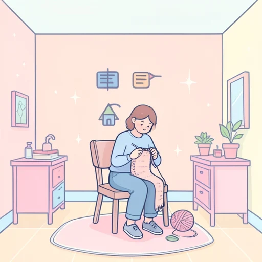 編み物 - Dicionário ilustrado