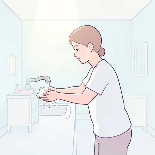 洗います - Dicionário ilustrado