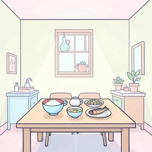 朝ご飯 - Illustrated Dictionary